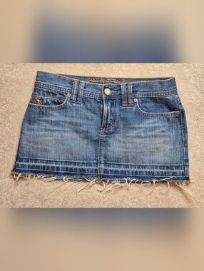 Abercrombie & Fitch Blue Denim Mini Skirt